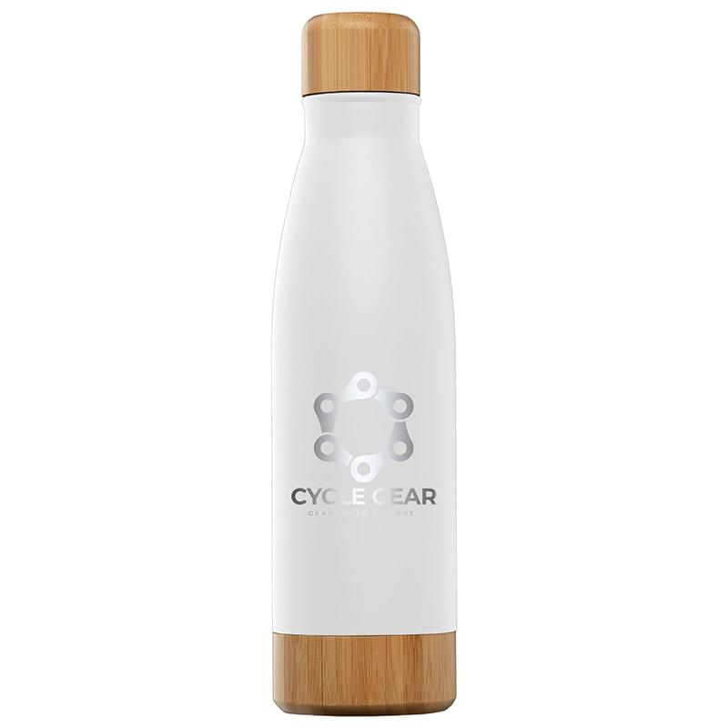 Ibiza Bamboo - 22 oz. Double-Wall Stainless Bottle - Laser