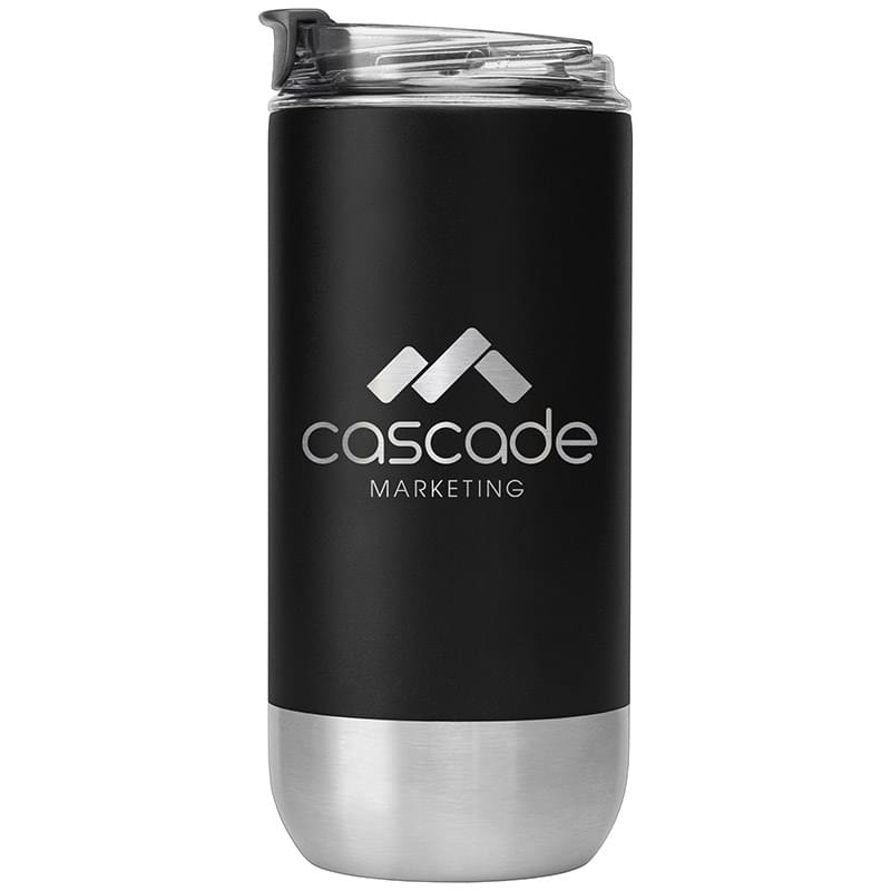 Glacier - 16 oz. Double-Wall Recycled Stainless Steel Tumbler - Laser