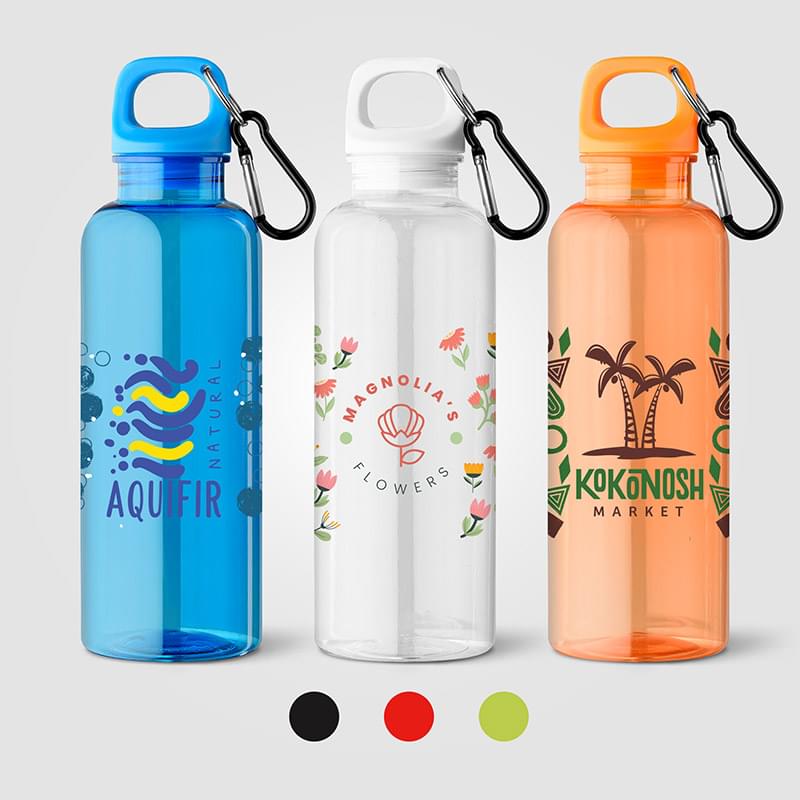 Doli rPET Carabiner Clip Screw-Top Bike Bottle - 17 oz.  -ColorJet