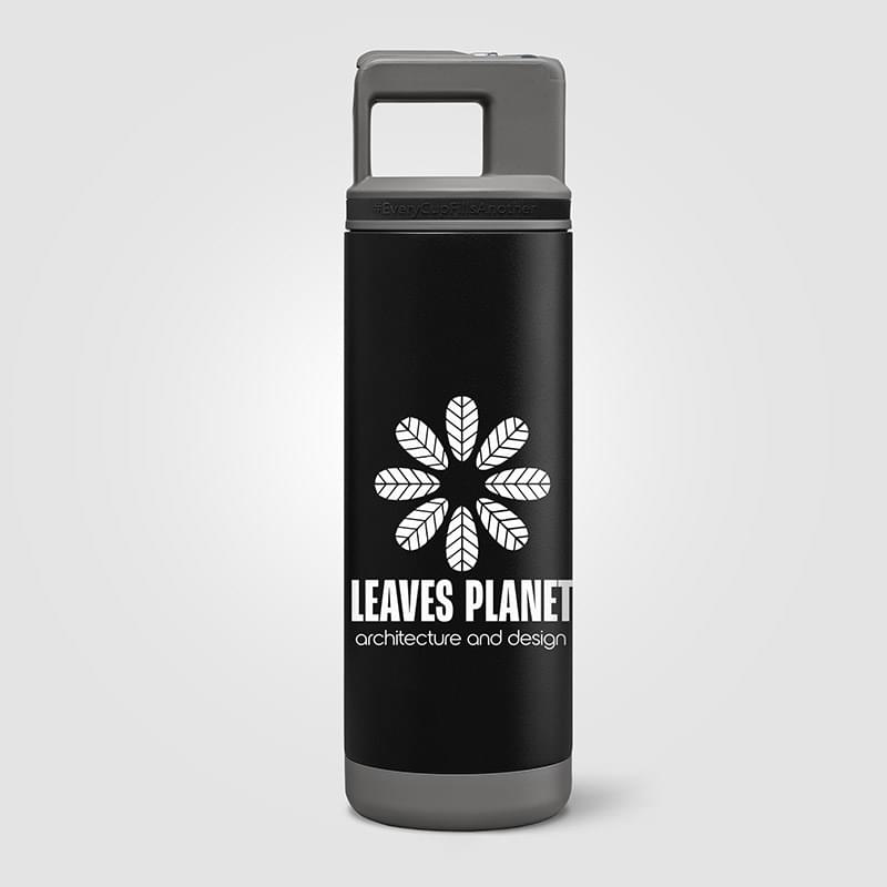 Grosche Alpine Stainless Steel Removable Straw Flip n' Sip Bottle - 20oz