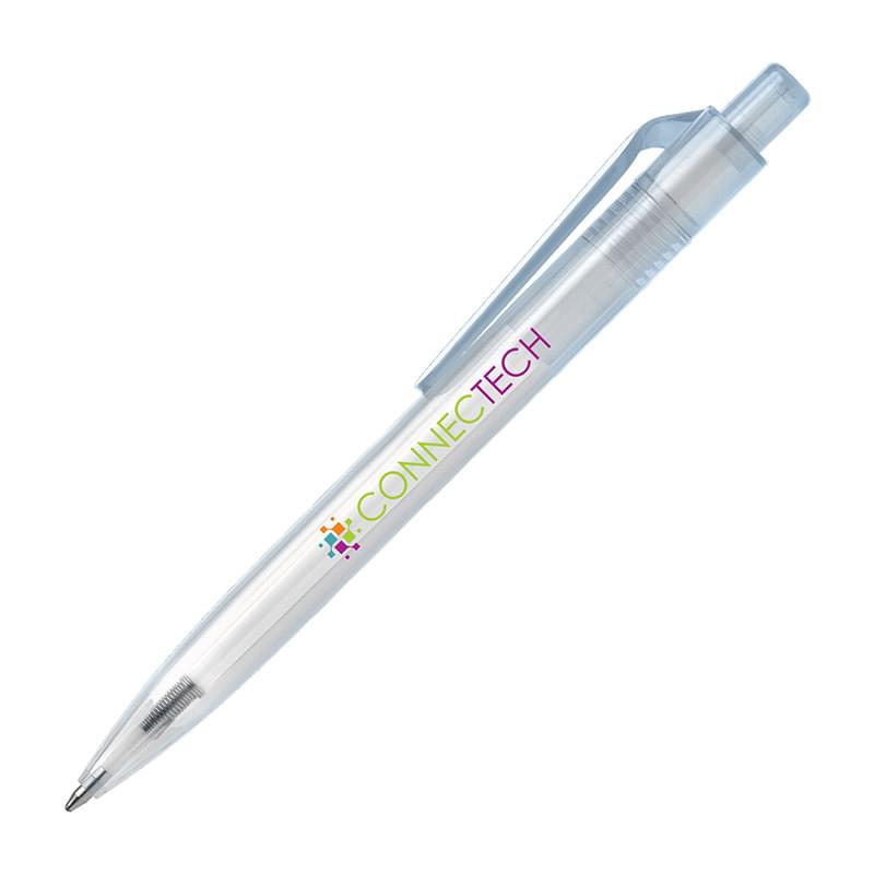Aqua Click - Eco Recycled PET Plastic Pen - Full Color 