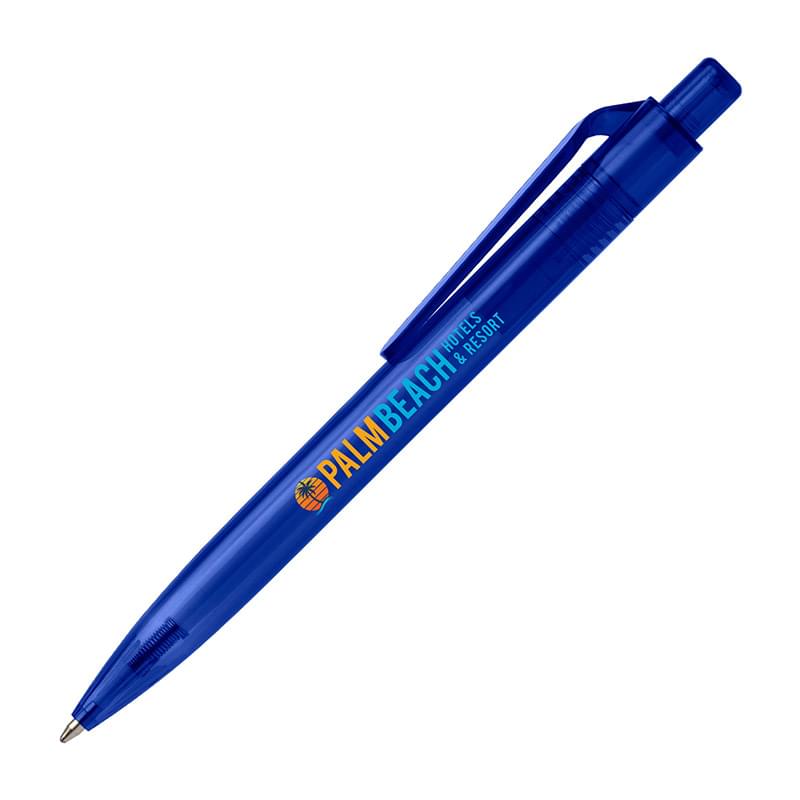 Aqua Click - Eco Recycled PET Plastic Pen - Colorjet