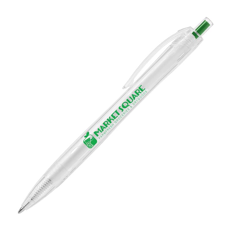 Aqua Clear - Eco Recycled PET Plastic Pen - ColorJet