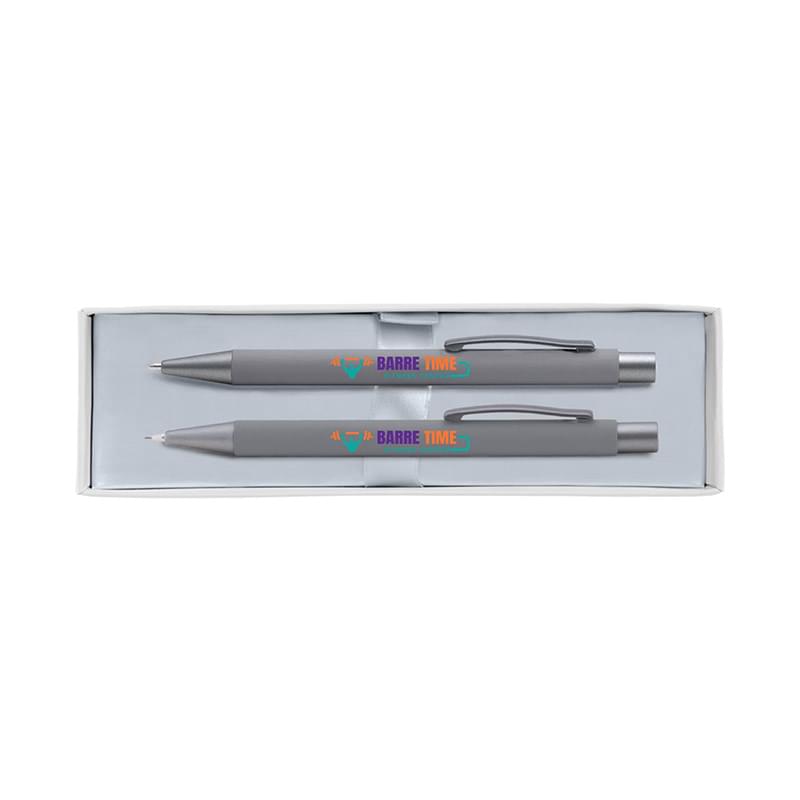 Bold Pen & Pencil Gift Set - Full Color on Pen, Pencil & Box