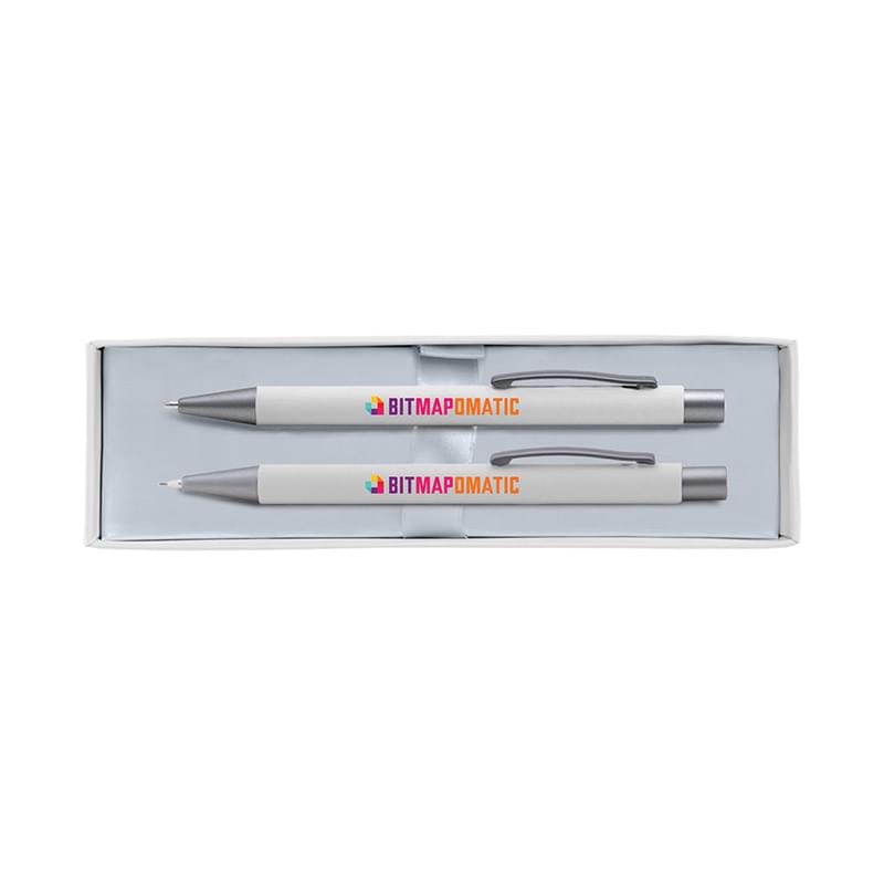 Bowie Pen & Pencil Gift Set - ColorJet on Pen, Pencil & Box