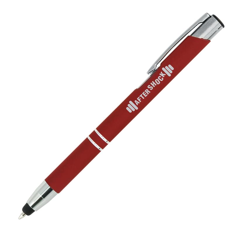 Tres-Chic Softy Stylus - Laser Engraved - Metal Pen