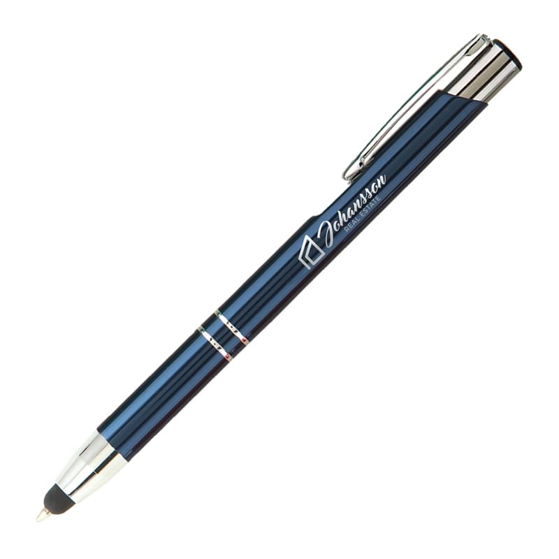 Tres-Chic Touch Stylus Laser Engraved Metal Pen