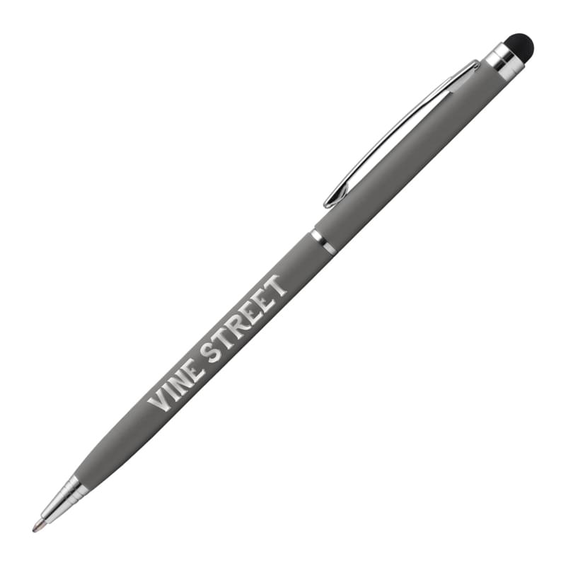 Minnelli Softy w/ Stylus - Laser Engraved - Metal Pen