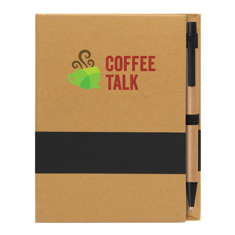 Kolbert - Eco Notepad & Pen Set - ColorJet