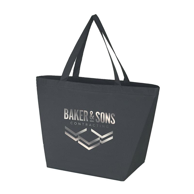 Julian - Non-Woven Shopping Tote Bag - Metallic imprint 4