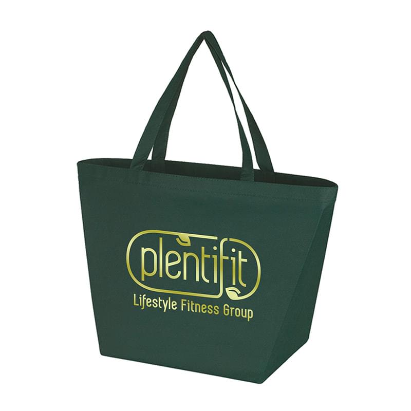 Julian - Non-Woven Shopping Tote Bag - Metallic imprint 5