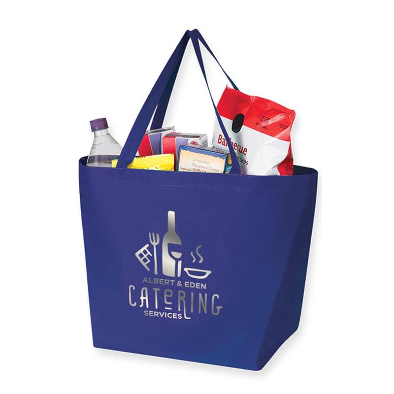 Julian - Non-Woven Shopping Tote Bag - Metallic imprint 6