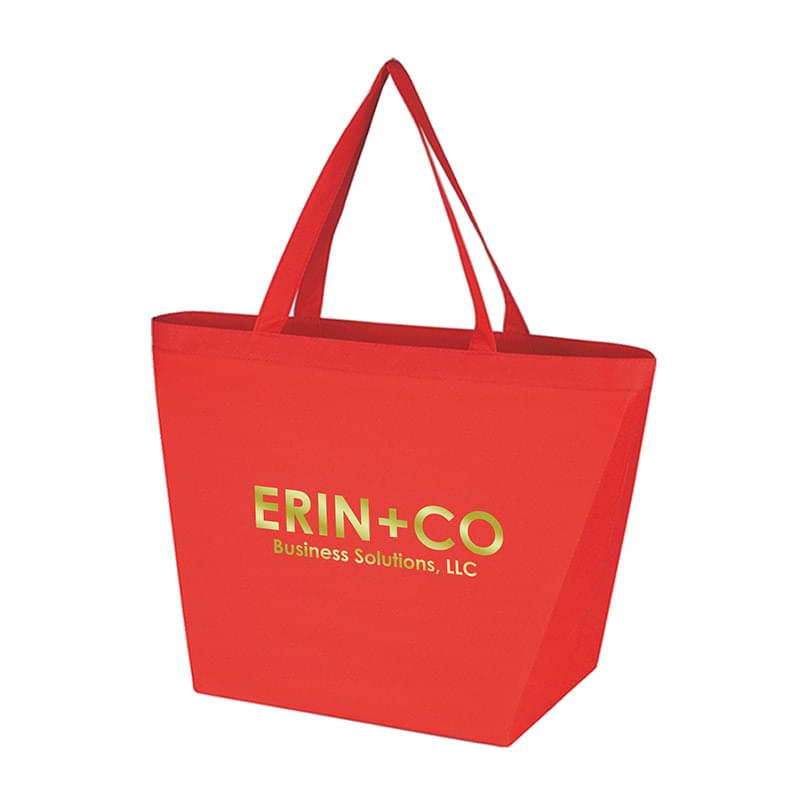 Julian - Non-Woven Shopping Tote Bag - Metallic imprint 2