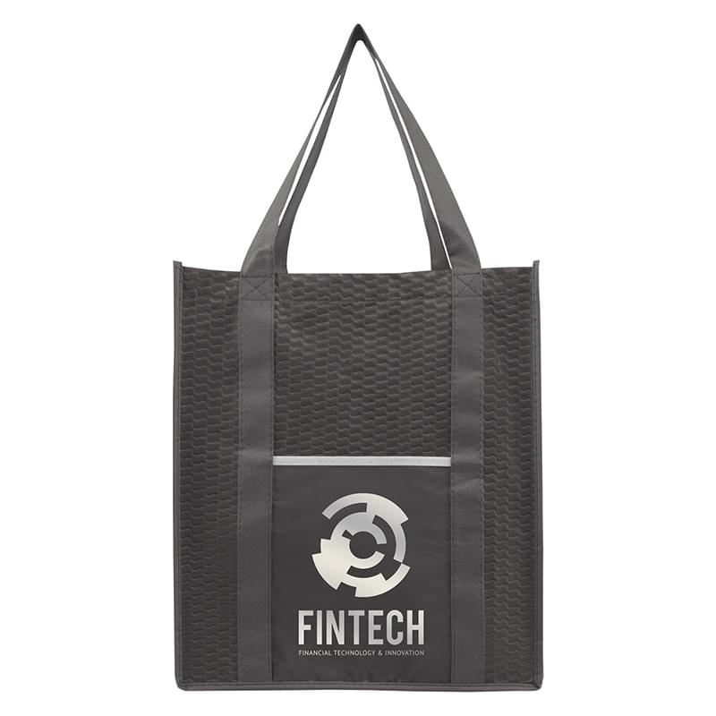 North Park Deluxe - Non-Woven Tote Bag - Metallic imprint 2