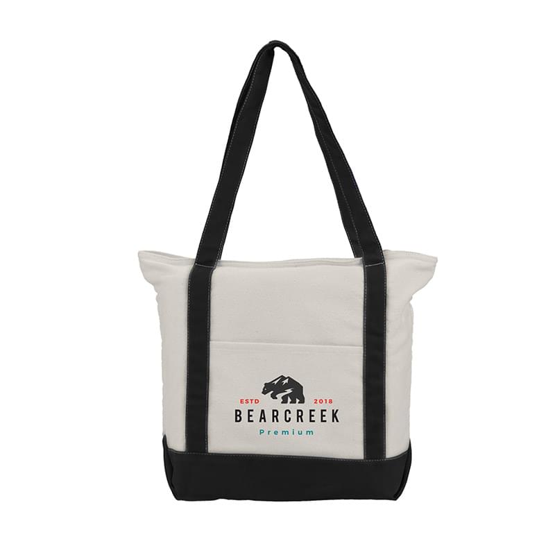 Zephyr - Cotton Canvas Boat Tote Bag -   1