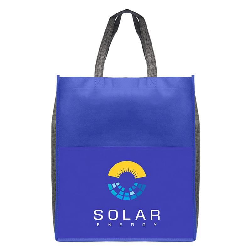 Rome - Non-Woven Tote Bag with 210D Pocket - ColorJet