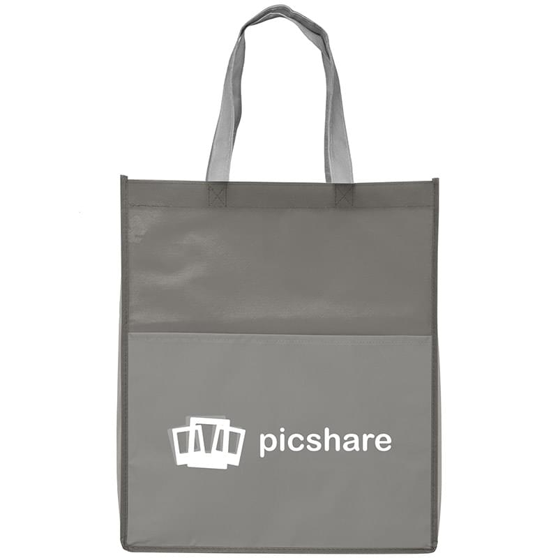 Rome Eco - RPET Non-Woven Tote with 210 D Pocket