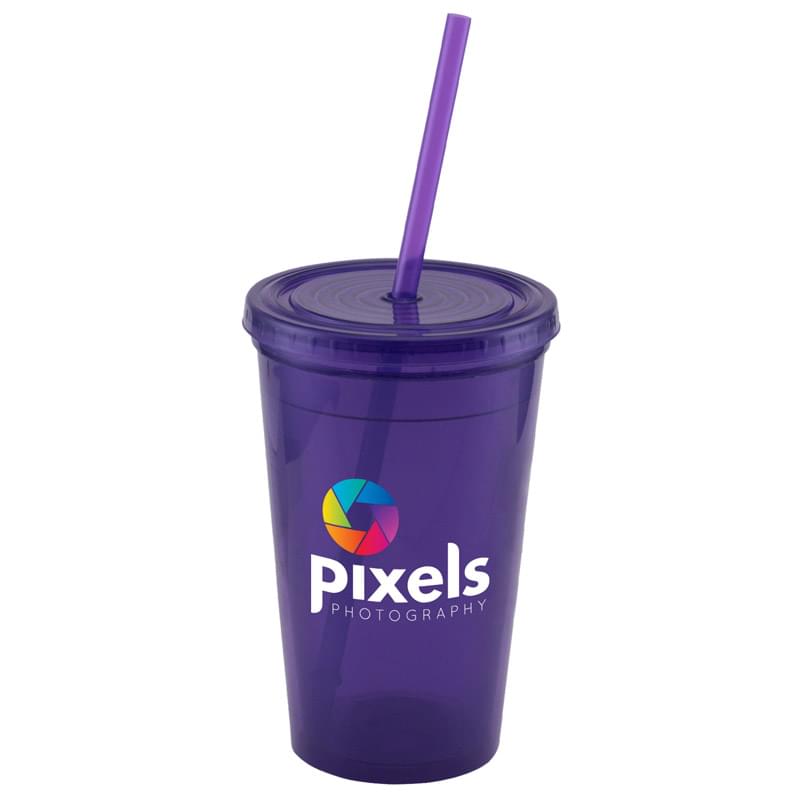 Explore -   - Full Color 16 Oz. Double Wall Tumbler Cup