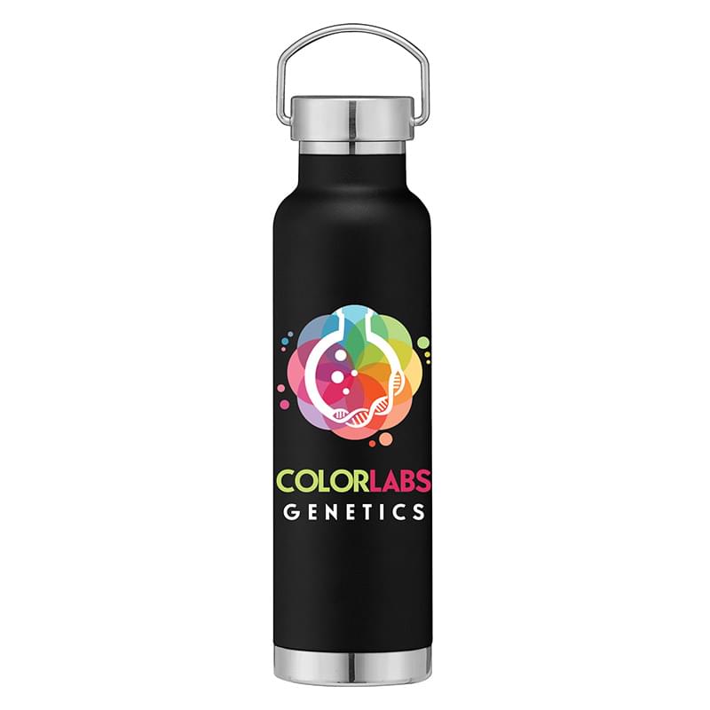 Apollo - 22 oz. Double Wall Stainless Steel Water Bottle with Lid - ColorJet