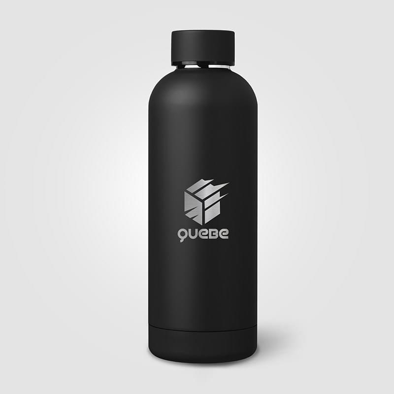 Astrid Recycled Stainless Steel Double Wall Bottle - 18 oz. - Laser Engraved