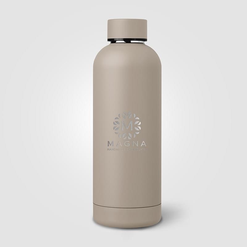 Astrid Recycled Stainless Steel Double Wall Bottle - 18 oz. - Laser Engraved
