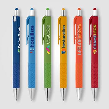 Islander Gel Retractable Bright Stylus Pen - ColorJet