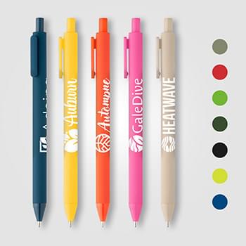 Bloom Recycled Plastic Retractable Soft Touch Pen