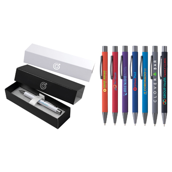 Bowie Softy ColorJet Full Color Metal Pen in Premium Gift Box