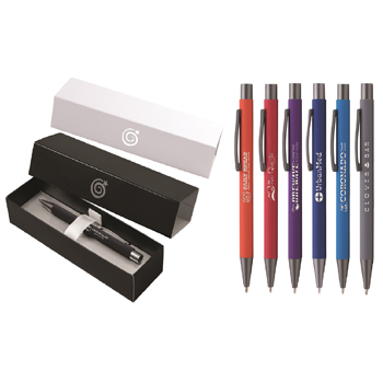 Bowie Softy in Premium Gift Box - Laser Engraved - Metal Pen