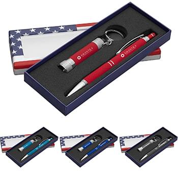 Phoenix & Chroma Softy American Flag Window Gift Set - Laser