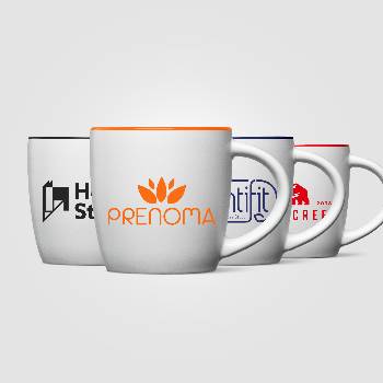 Zanzibar Ceramic ColorPop White Mug – 12 oz.
