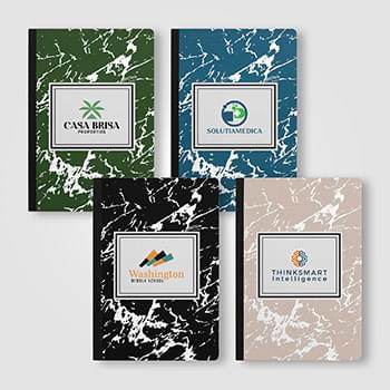 Slate FSC Paper Marble Hardcover Composition Notebook – A5 -ColorJet
