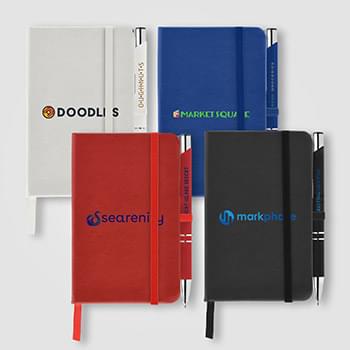 Miller Notebook & Tres-Chic Softy Pen Gift Set
