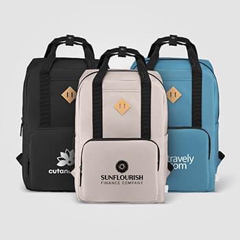Majesty 300D rPET 15 inch Laptop Adjustable Strap Backpack - 16L