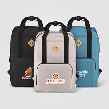 Majesty 300D rPET 15 inch Laptop Adjustable Strap Backpack - 16L -Heat Transfer