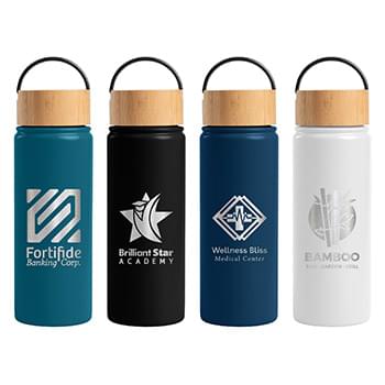 Reborn - 18 oz. Double Wall Stainless Steel Bottle - Laser