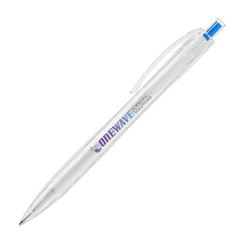 LAST CHANCE - Aqua Clear - Eco Recycled PET Plastic Pen
