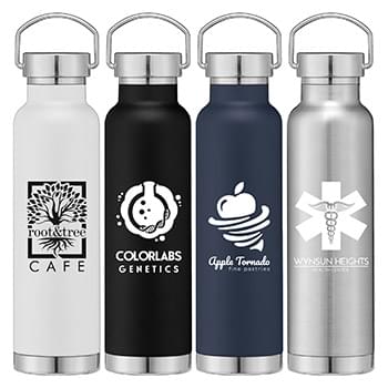 Apollo - 22 oz. Double Wall Stainless Steel Water Bottle with Lid